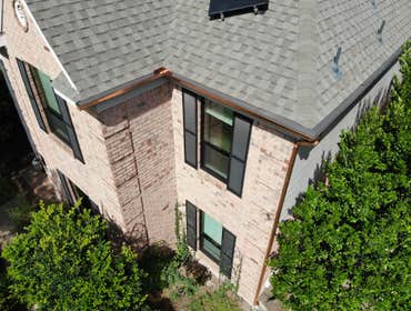 New Copper Gutter Installation