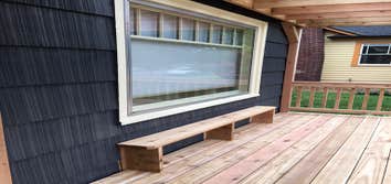 Built-in Planter Bench