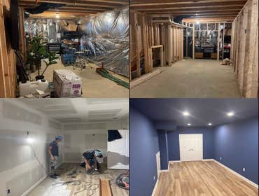 Basement Music Studio Remodel