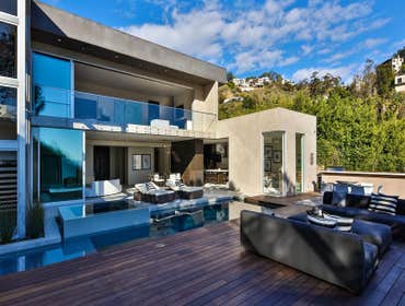 Hollywood Hills Rising Glen Project This is a newly built home in Hollywood Hills above Sunset Blvd