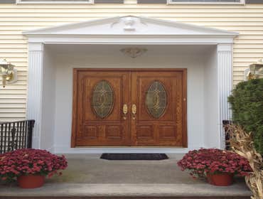 new paint and stain doors