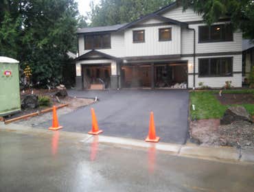 Sahalee New Construction Driveway