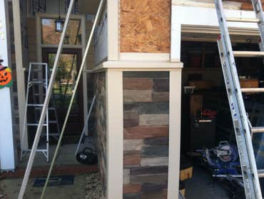 Bellastone Job This is a job we did in Mooresville NC. It is Bellastone, some shake, and Amazing Plank Acrylic Siding. It looks amazing and has recieve