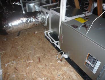 Furnace Located in the Attic