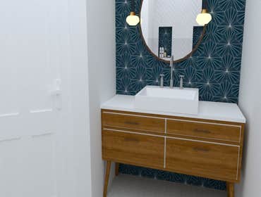 Mid-Century Bathroom Remodel