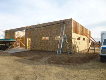 Building walls of Barn