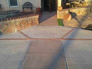 Stamped Colored Concrete
