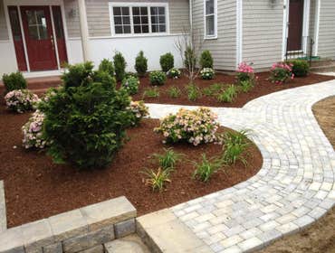 Lewis Landscaping Inc Project Residential & commercial lawn maintenance. landscaping, rock, stone, wall, patio, & walkway construction.