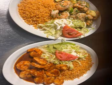 Camarones al Ajo y a la Diabla