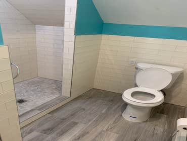 Photos by Bryan Contracting LLC #3 Installation three-quarter plywood on the floor