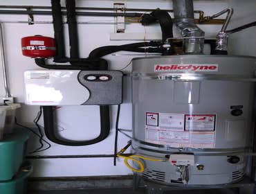 Heliodyne Solar Water Heater