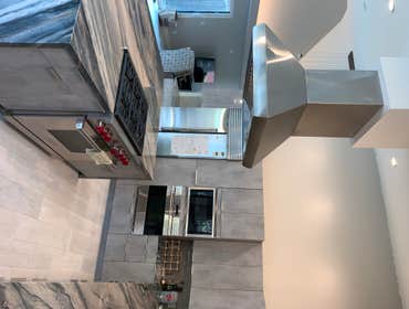 Full Kitchen remodel with Custom Flat Panel cabinets In here we see a few phases of these project and the amazing look after. fully custom cabinetry wo