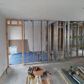 Boca Addition In Progress In progress, includes new roof, framing, concrete pour, rehanging of trusses.