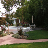 Relaxing backyard