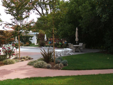 Relaxing backyard