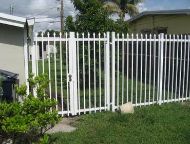 Aluminum fences