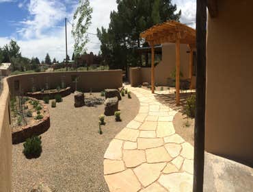 Xeriscape and Pergola