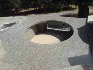 Boots Rd. Job Grinding Concrete exposing the aggregate