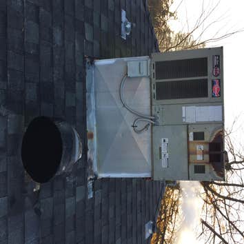 Roof top package unit install before and after Some before and after shots of a package unit install.