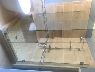 Residential Bathroom Remodel | Custom Frameless Shower Enclosure