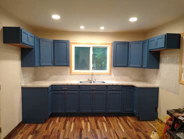 Cabinets, Kitchen Counter, Backsplash Installation
