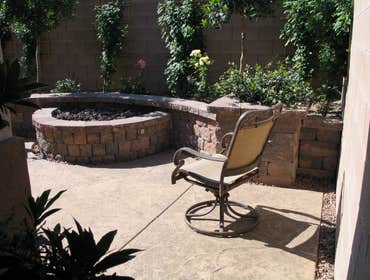 Tech-Noir Landscapes, Inc. Photos This display shows an array of fire pits, water features, and barbeques that add that special touch. Hard scape photo