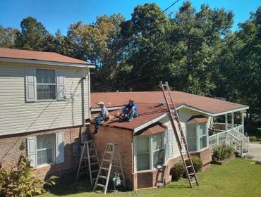 roof repair before metal