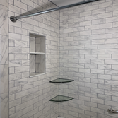 Shower Tile w/Custom Shelving