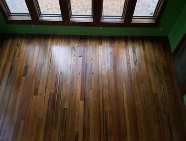 new install w various wood typ