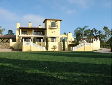 Transformation from a California ranch house to a Tuscan villa