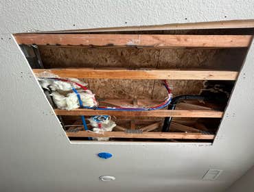 Water Leak Restoration repairs