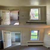 Farmhouse Renovation Complete interior transformation of a farmhouse rental that had been tenant-occupied for over 20 years. The project focused on bri