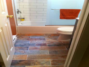 Bath Remodel: 3 Before; 2 After