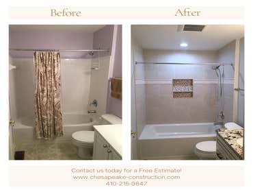 Hall Bathroom Remodeling a bathroom doesn't have to break the bank. A simple direct replacement will make a world of difference!