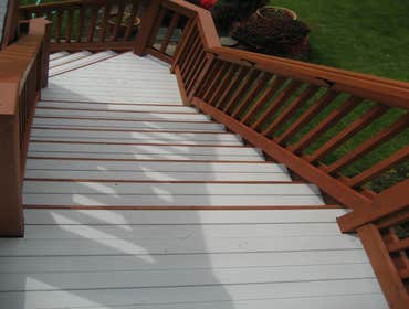 Woodinville Deck Repair and Refinish This deck was in dire need of repair and refinish. Well, mission accomplished... Enjoy!