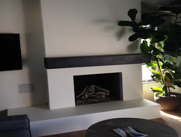 contemperary w/relay mantel