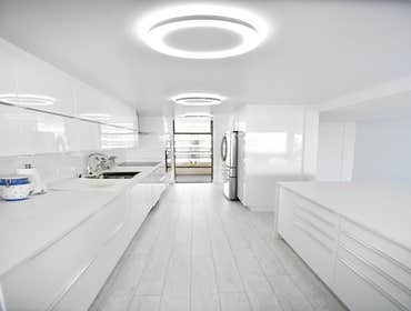 Kitchen, Flooring and Patio Renovation - Marina Del Ray This breath-taking view apartment in Marina Del Ray needed our help. The nice owners are in the