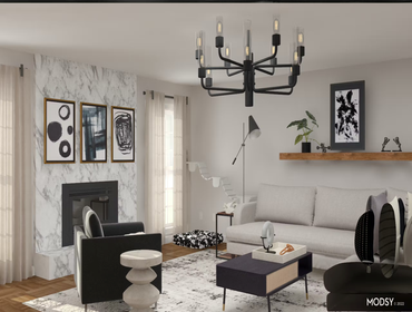 Photos by Zi & Lane Interior Styl #1 Living room remodel