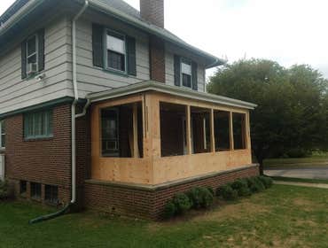 East Side Providence Porch Conversion Project involved converting open porch suffering weather and structural damage into a 4 season sunroom.
Rebuild