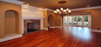Custom Fireplaces in Los Angeles and Woodland Hills, California. These custom built fireplaces with raised paneling, applied moldings, and painted whi