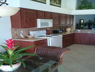 Jean's Kitchen cabinet refacing with new tiled backsplash Complete new look of your kitchen with out breaking the bank, with cabinet refacing your coul