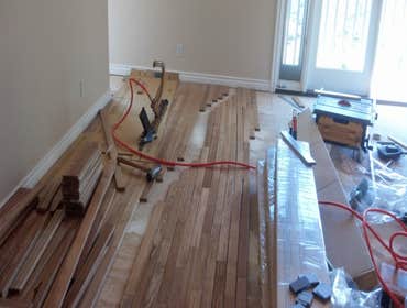 NEW INSTALLATION SAND AND REFISHING