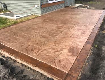 Stamped and Colored Concrete Projects