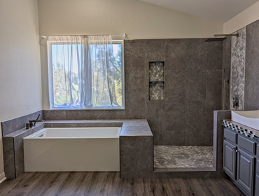 Tub Shower Custom Niche Shelf