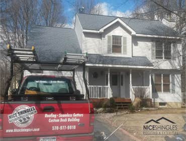 Bushkill roof completed