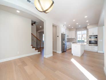 Dining area + custom kitchen remodel
