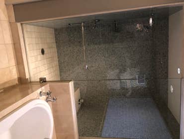 Bathroom Renovation 4 pc bathroom with stand up shower and soaking jetted tub