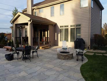Porch Addition Porch addition with landscaping