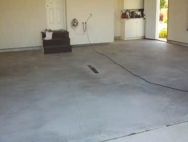 Epoxy Garage Floor Before