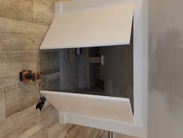 Custom Staircase Project Before & After Complete makeover rebuild staircase, staining, custom building, custom closet.
Before and after videos are ava